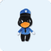 Cute Officer Duckman Animal Hospital Plush