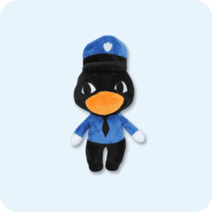 Cute Officer Duckman Animal Hospital Plush